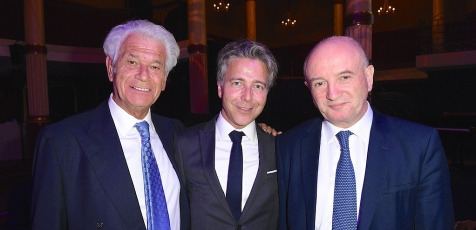 (左至右)Alain Grossman, David Weizmann, Prof. Daniel Zajfman