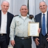 左至右:Daniel Zajfman教授、以色列国防军参谋长Gadi Eizenkot和Weizmann执行委员会主席兼以色列之友主席Shimshon Harel