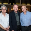 (左至右)Yadin Dudai教授、Daniel Zajfman教授和前Shin Bet首席执行官Yoram Cohen。